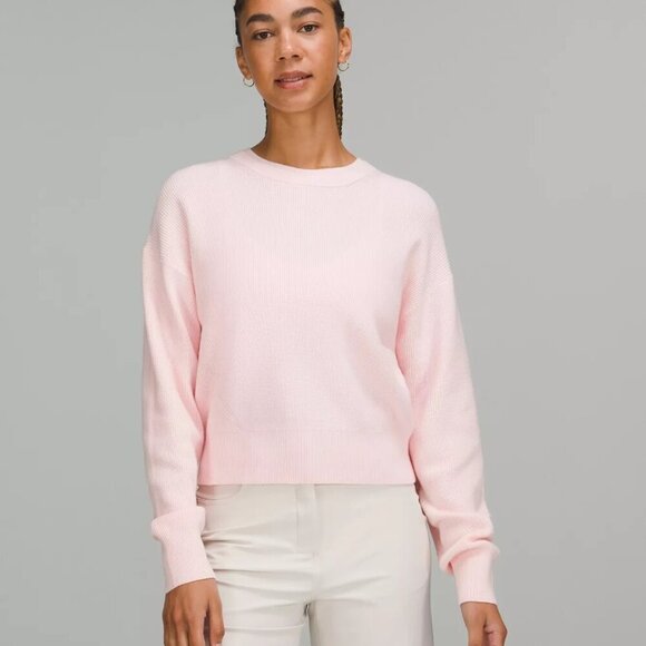 LULULEMON Sweater With Cashmere Pink - Picture 1 of 4
